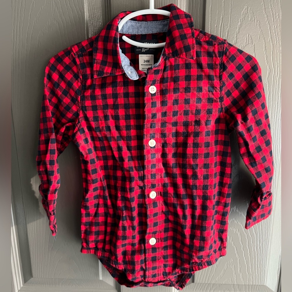 Adorable Button Down Onesie